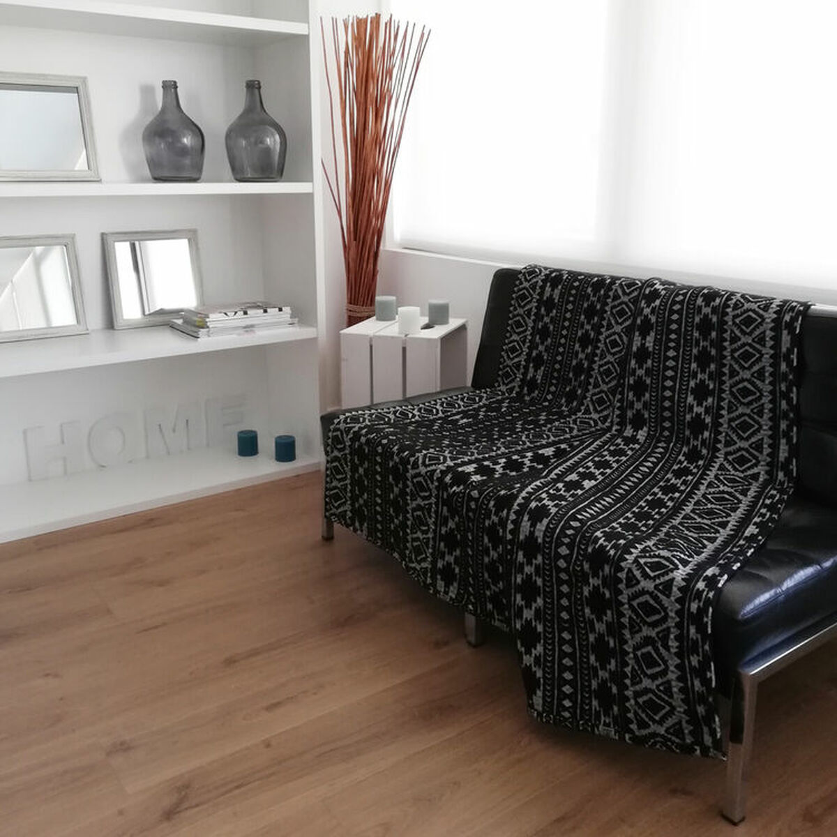 Bed Cover Hosteline SAFARI Black 130 x 170 cm Bed Cover Hosteline SAFARI Black 130 x 170 cm