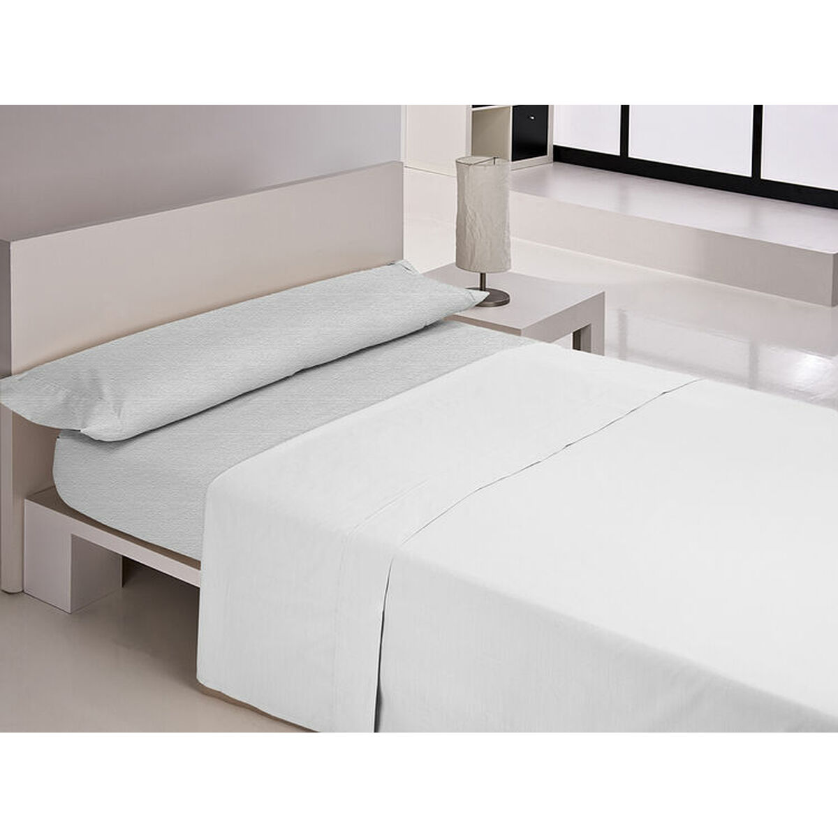 Top sheet Happy Home MIX COLORS White 160 x 270 cm