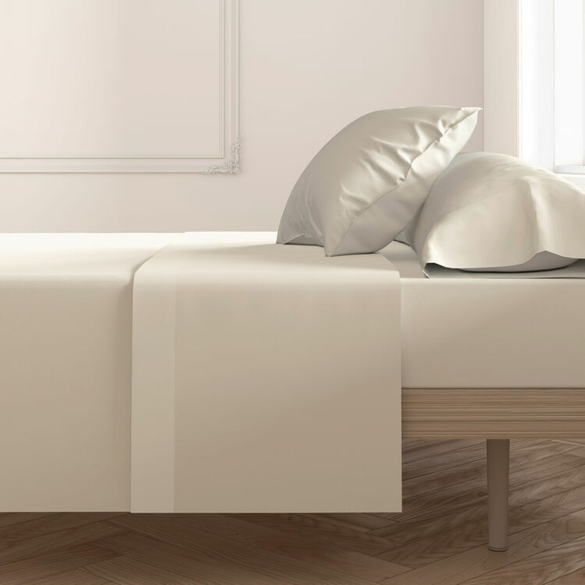 Top sheet Happy Home MixColors Beige Small double