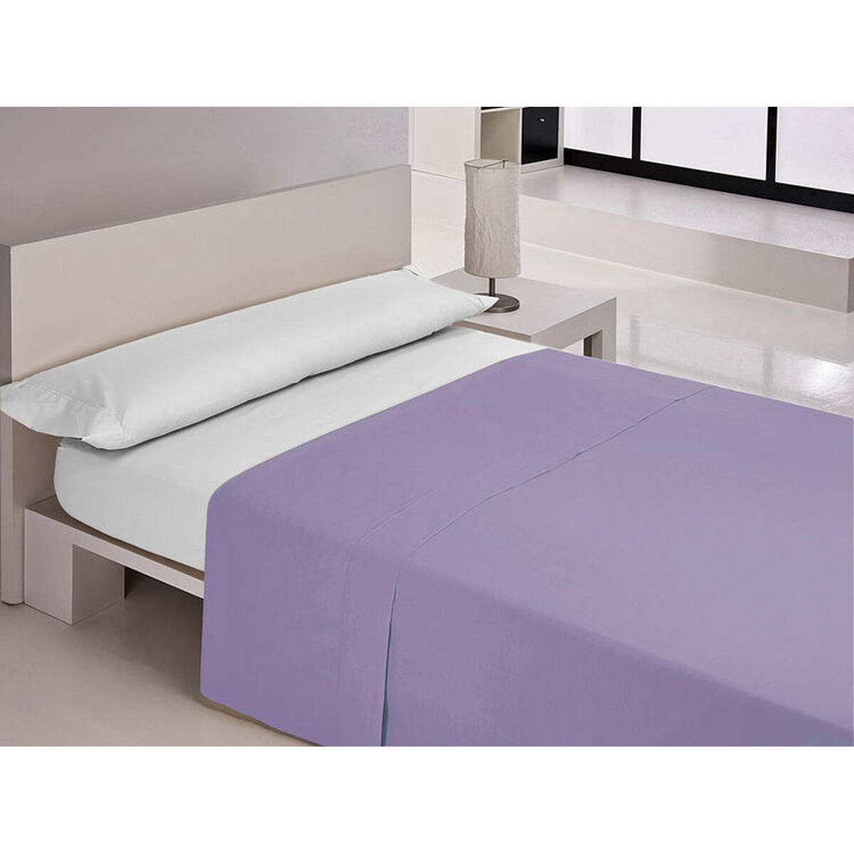 Top sheet Happy Home MIX COLORS Lilac 240 x 270 cm