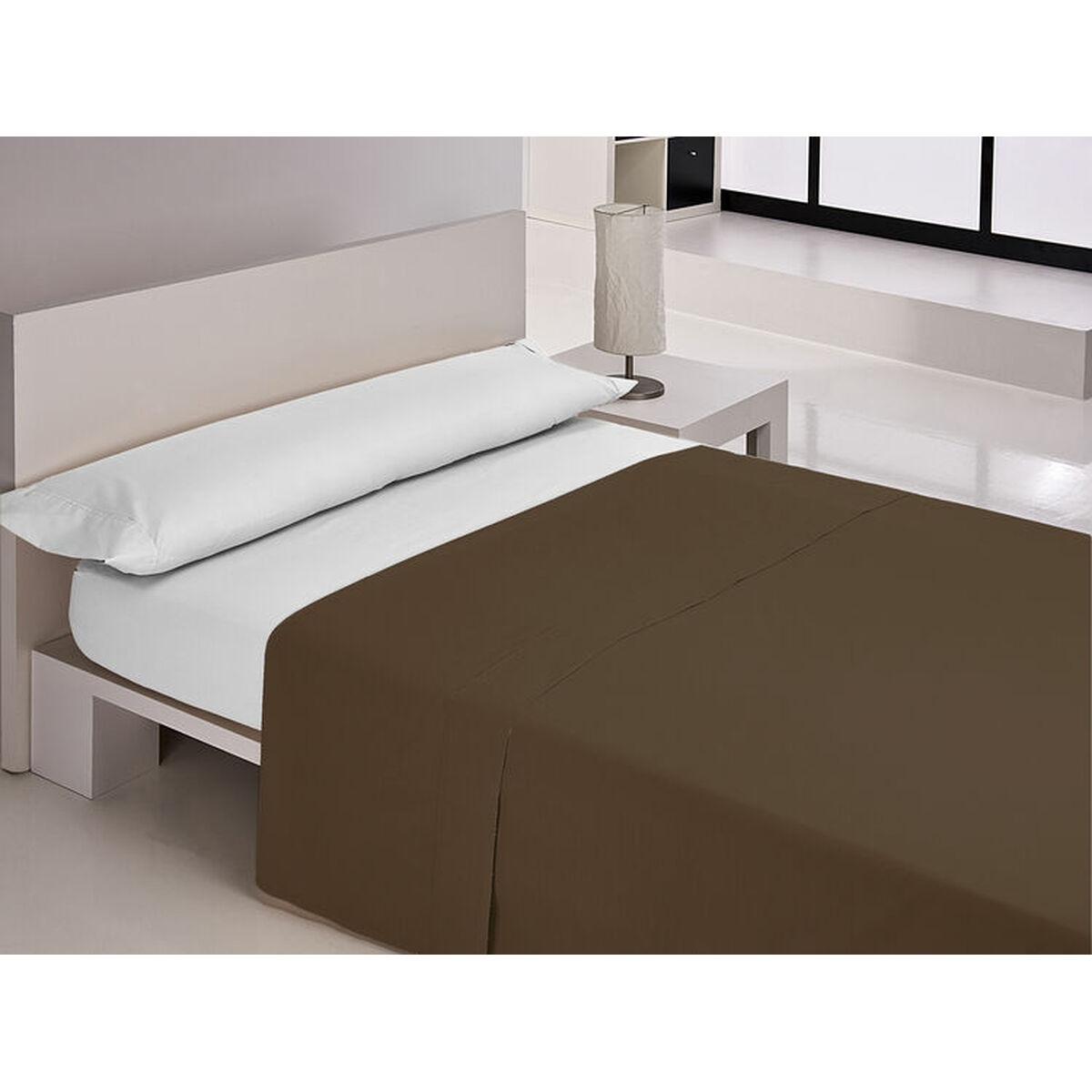 Top sheet Happy Home MIX COLORS Brown 290 x 270 cm