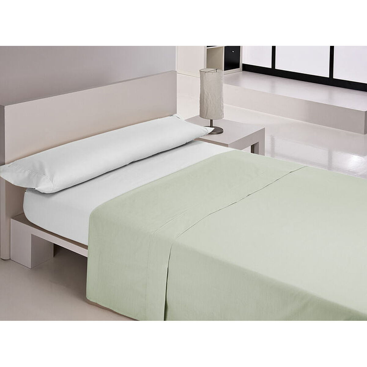 Top sheet Happy Home MIX COLORS Green 290 x 270 cm