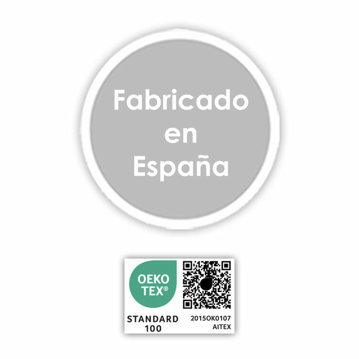 Fitted bottom sheet Happy Home Mix Colors Black Small double