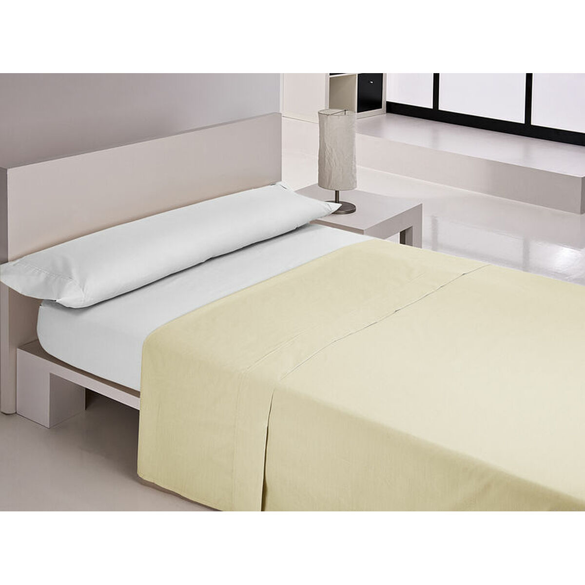 Top sheet Happy Home MIX COLORS Yellow 230 x 270 cm