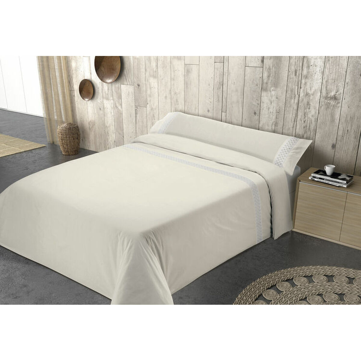 Duvet cover set Pierre Cardin ELISA Beige Ivory 3 Pieces Duvet cover set Pierre Cardin ELISA Beige Ivory 3 Pieces