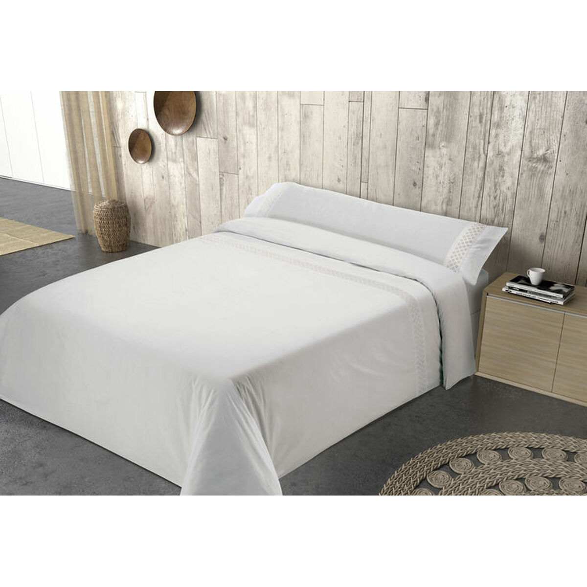 Duvet cover set Pierre Cardin ELISA White 3 Pieces Duvet cover set Pierre Cardin ELISA White 3 Pieces