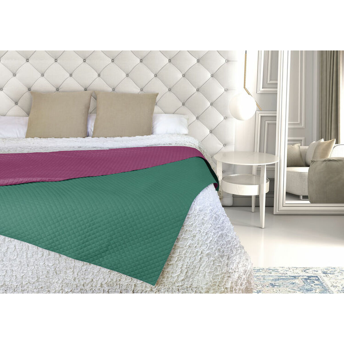 Bedspread (quilt) Hosteline GANTE Green King size (1 Piece) Bedspread (quilt) Hosteline GANTE Green King size (1 Piece)