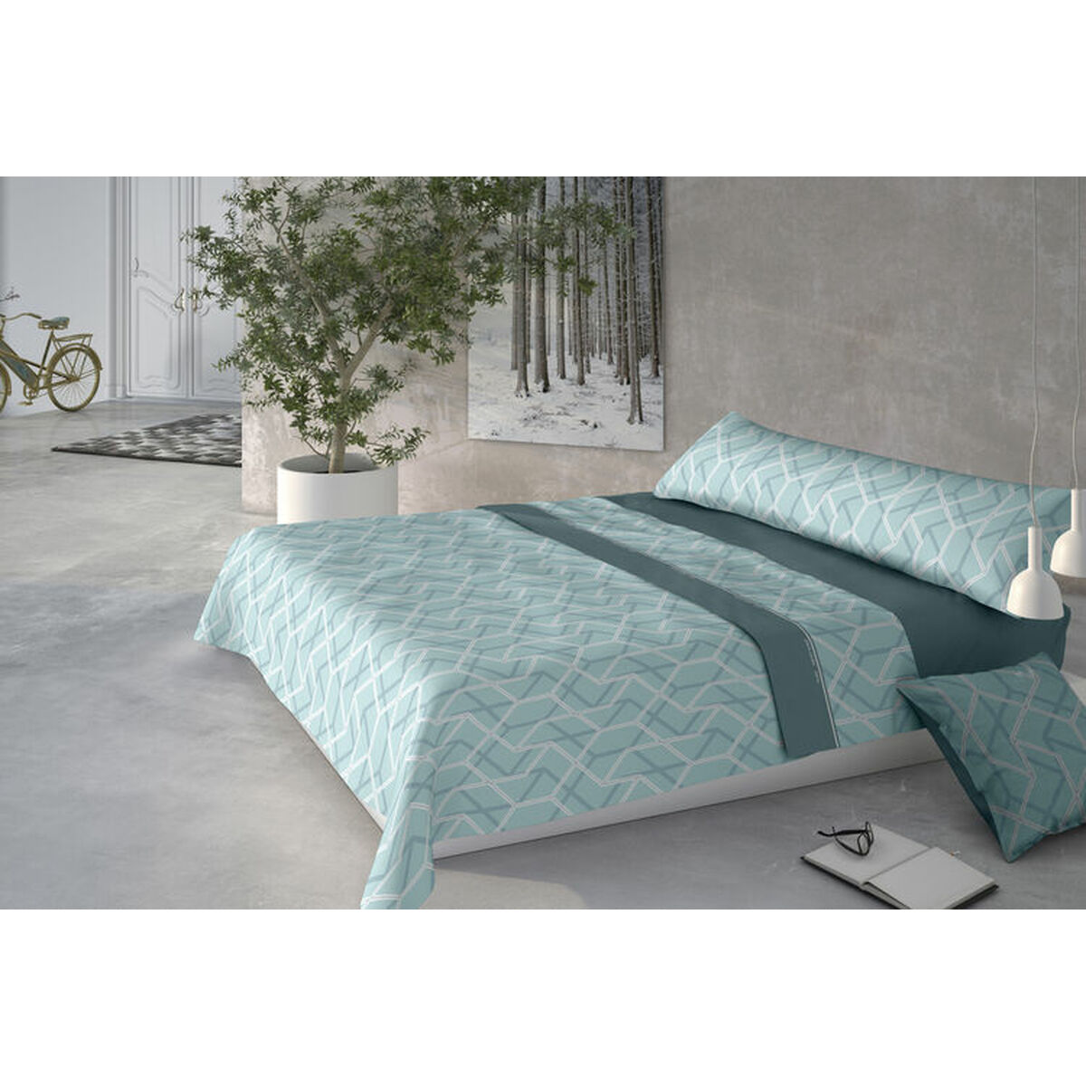 Bedding set Pierre Cardin CORALINA AINA Blue King size Bedding set Pierre Cardin CORALINA AINA Blue King size