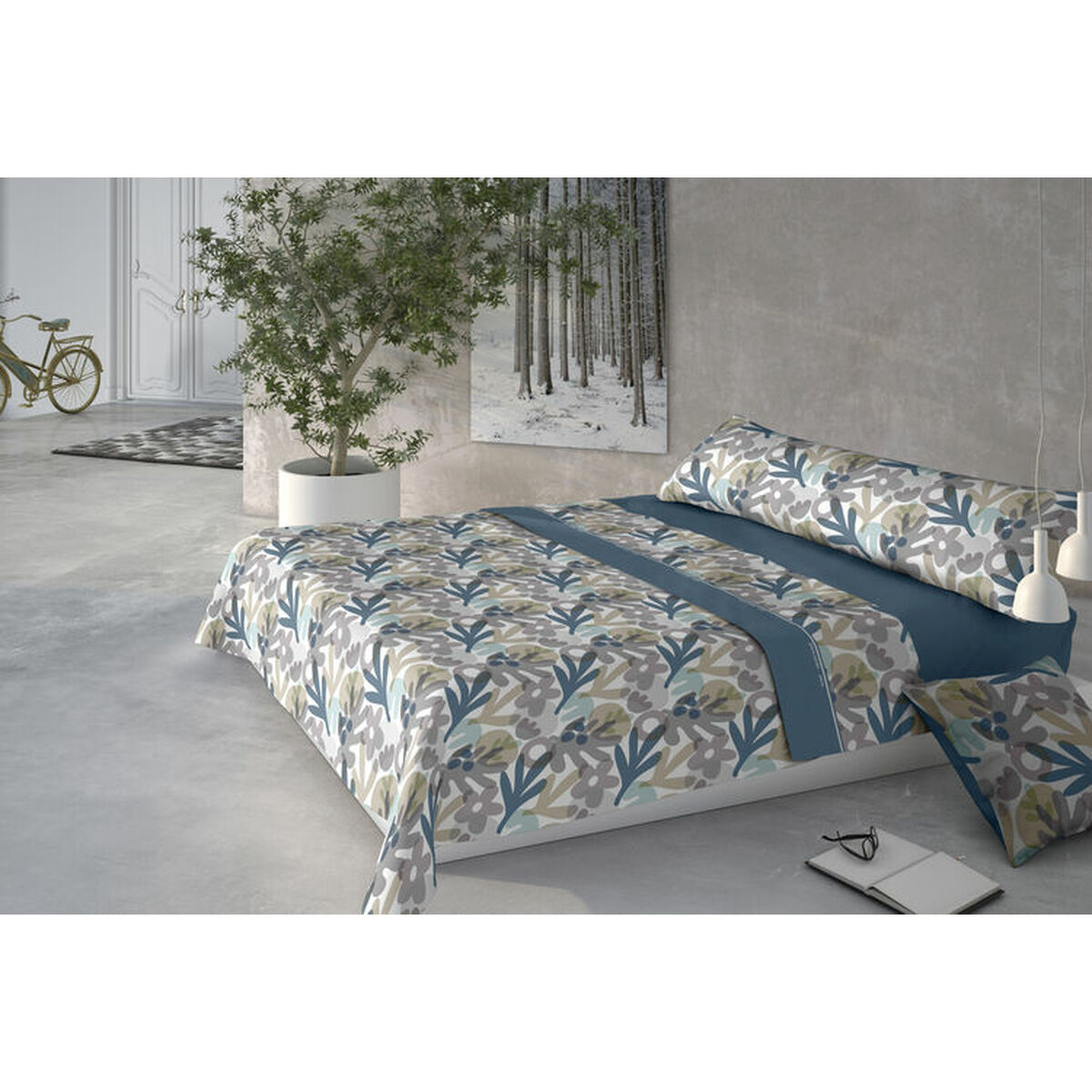 Bedding set Pierre Cardin CORALINA LILI Blue Single Bedding set Pierre Cardin CORALINA LILI Blue Single