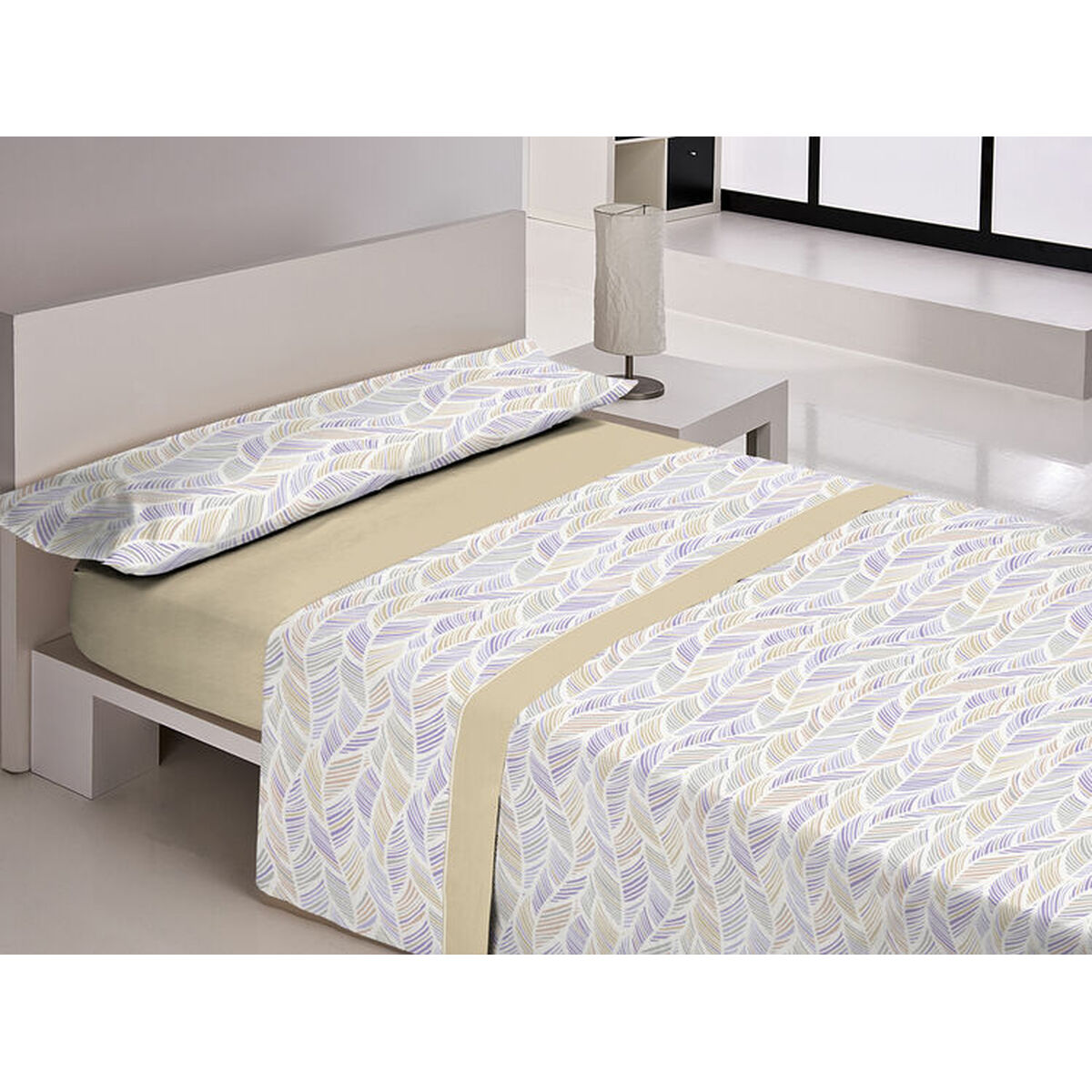 Bedding set Libela PIRINE SAONA Beige Double Bedding set Libela PIRINE SAONA Beige Double