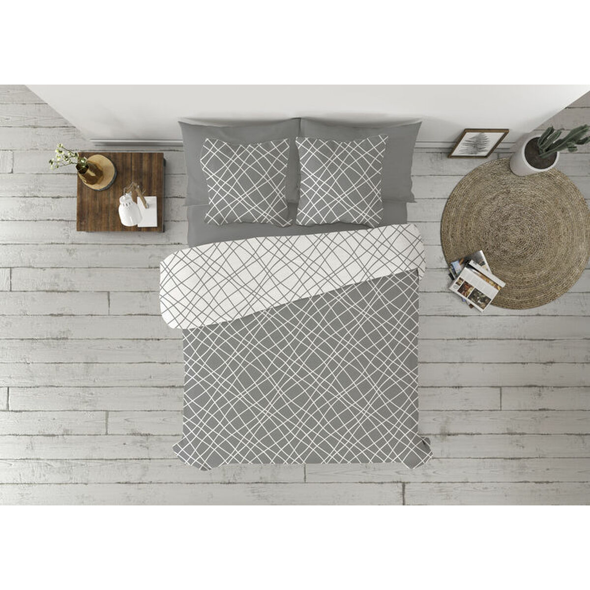 Duvet cover set Pierre Cardin CRUCE Grey Single 3 Pieces Duvet cover set Pierre Cardin CRUCE Grey Single 3 Pieces