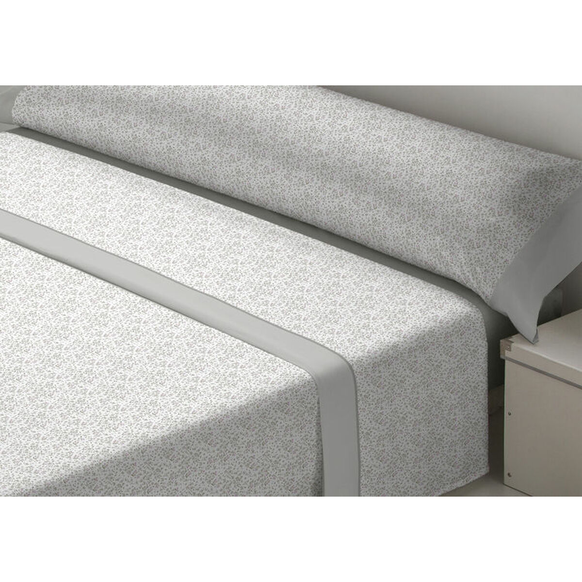 Bedding set D’Or LAVANDA Grey Super king Franela
