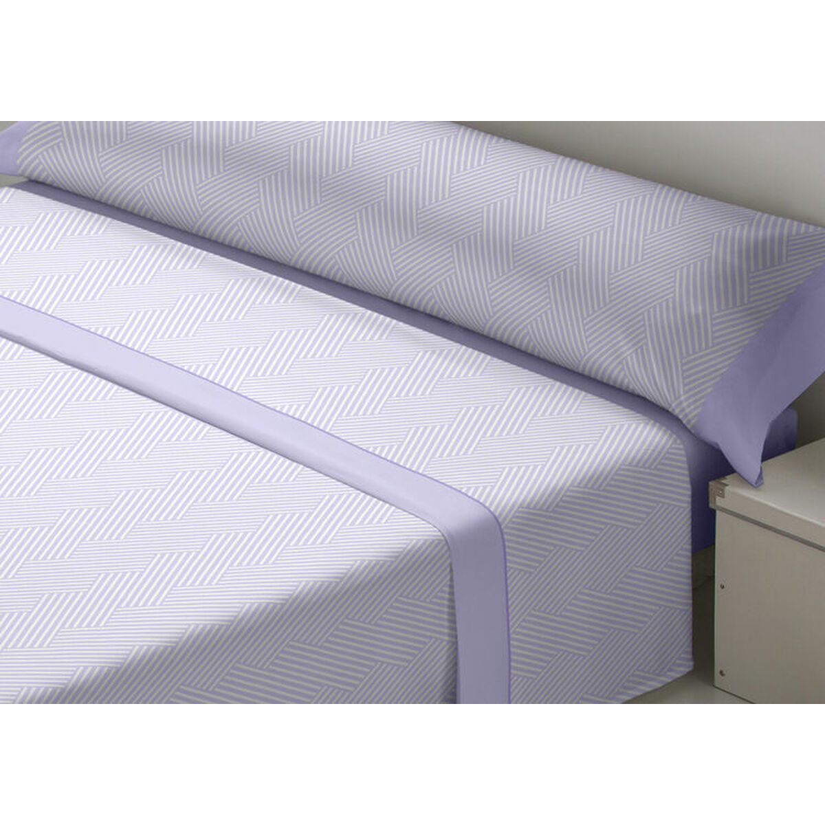 Bedding set D’Or VARTO Light mauve Small double Franela