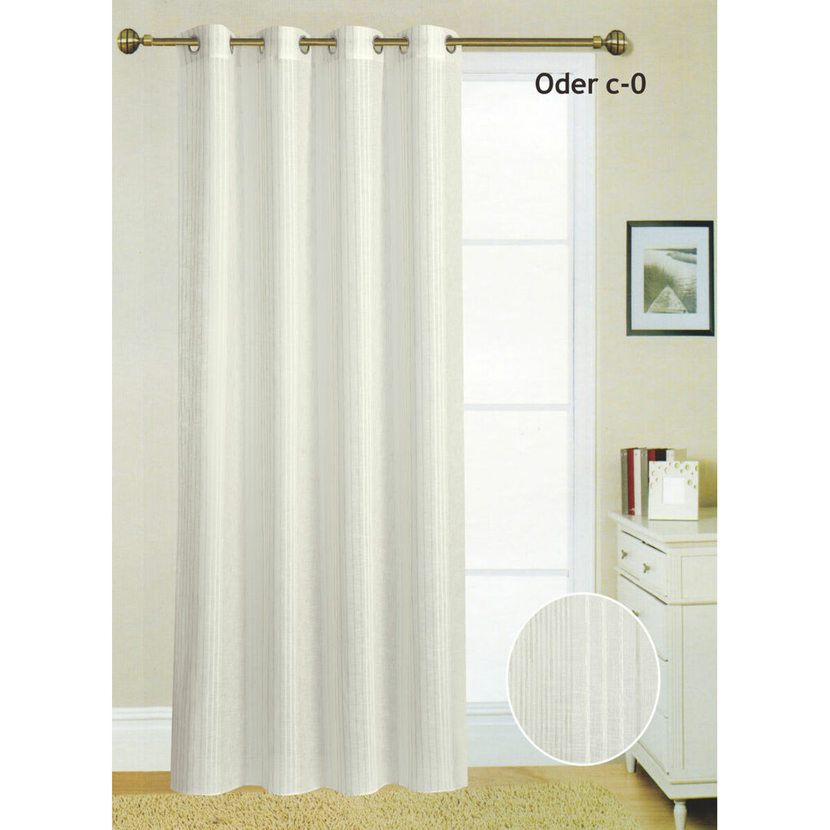 Curtain Hosteline ODER Soft green 140 x 260 cm Curtain Hosteline ODER Soft green 140 x 260 cm