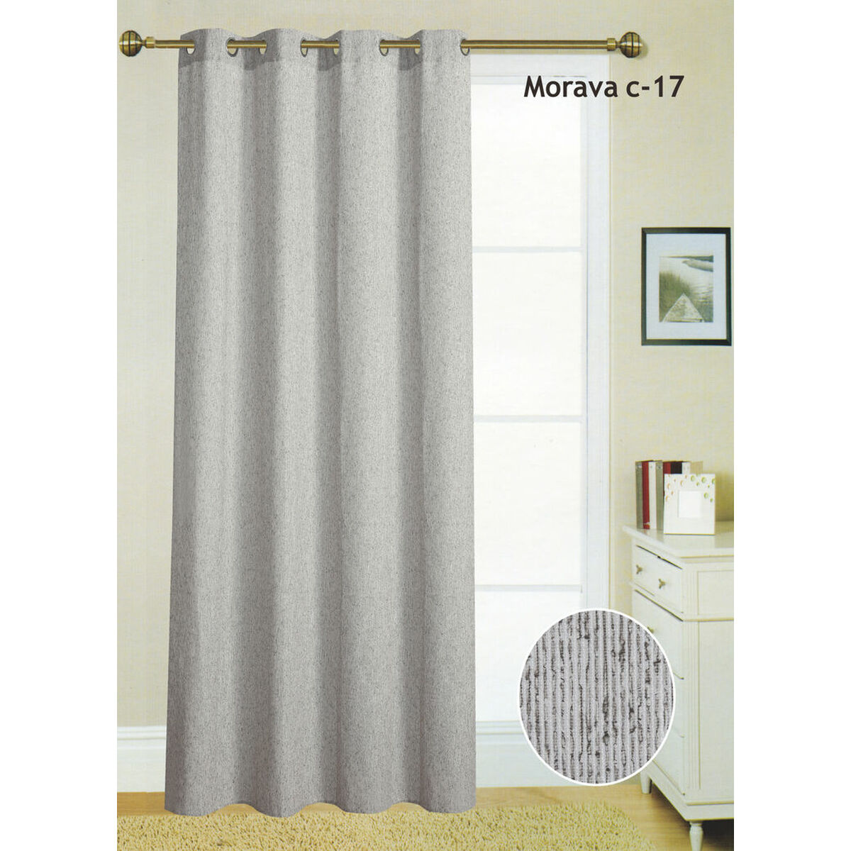 Curtain Hosteline MORAVA 140 x 260 cm Curtain Hosteline MORAVA 140 x 260 cm