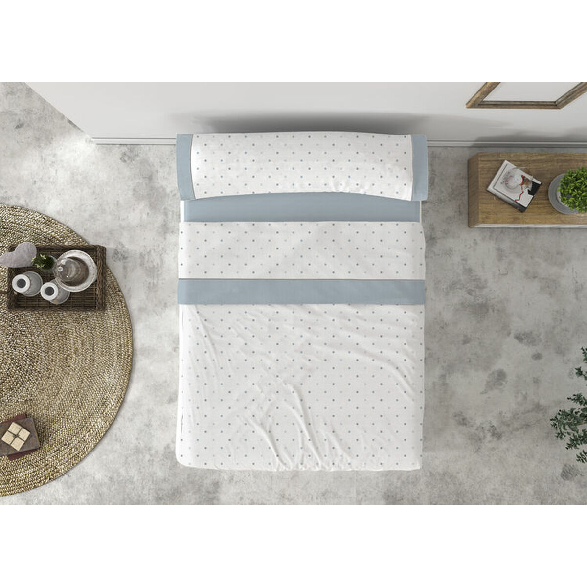 Bedding set Tejidos Reina TOPOS King size Bedding set Tejidos Reina TOPOS King size