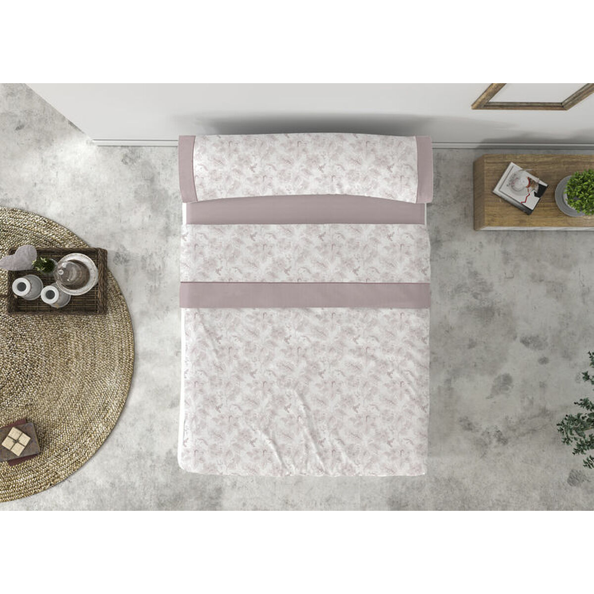 Bedding set Tejidos Reina ADELIA Pink Super king 4 Pieces Bedding set Tejidos Reina ADELIA Pink Super king 4 Pieces