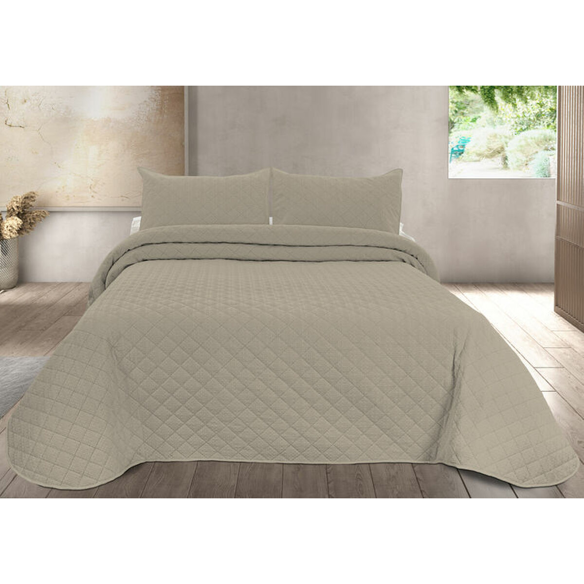 Bedspread (quilt) Pierre Cardin EGNA Beige Double Bedspread (quilt) Pierre Cardin EGNA Beige Double