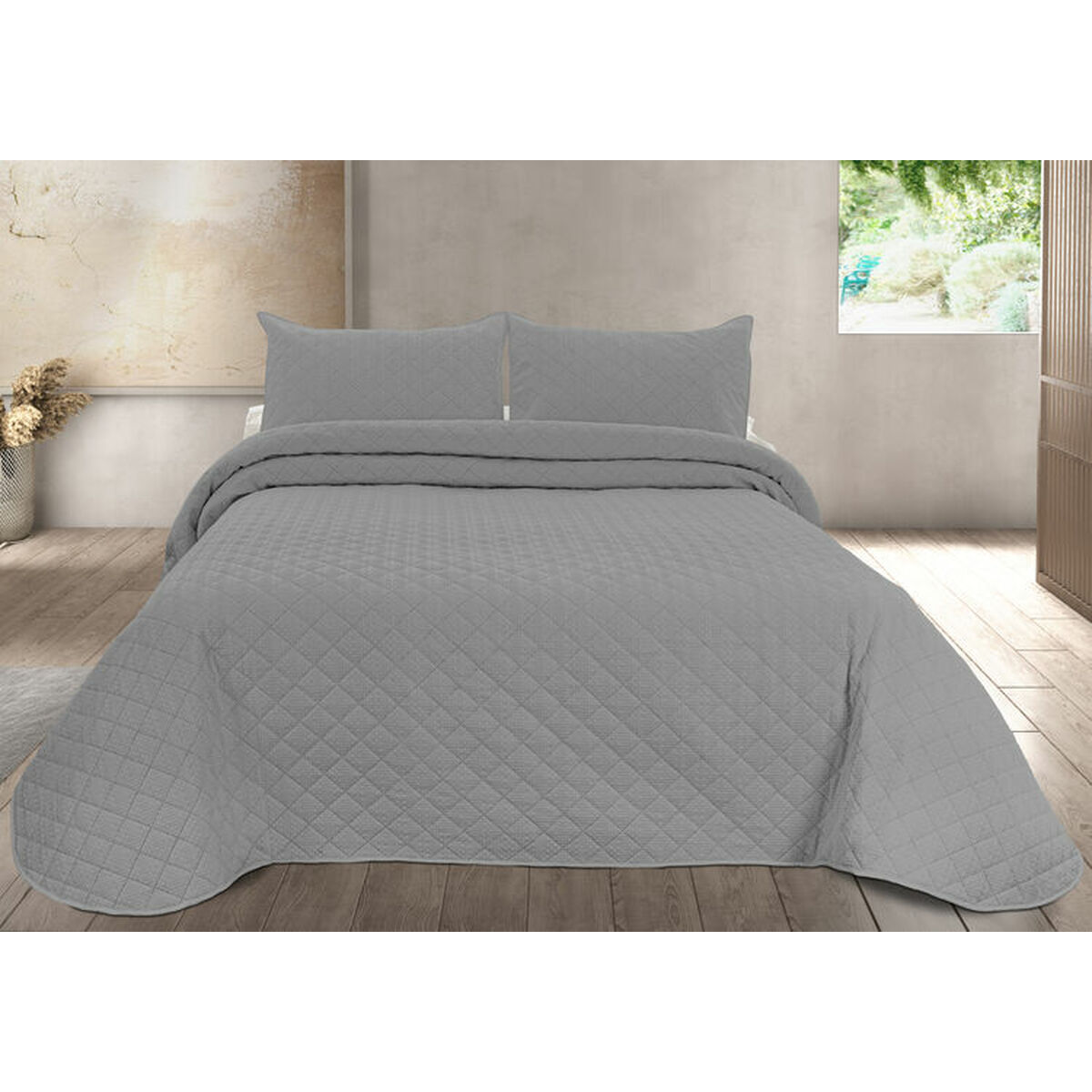 Bedspread (quilt) Pierre Cardin EGNA Grey Double Bedspread (quilt) Pierre Cardin EGNA Grey Double