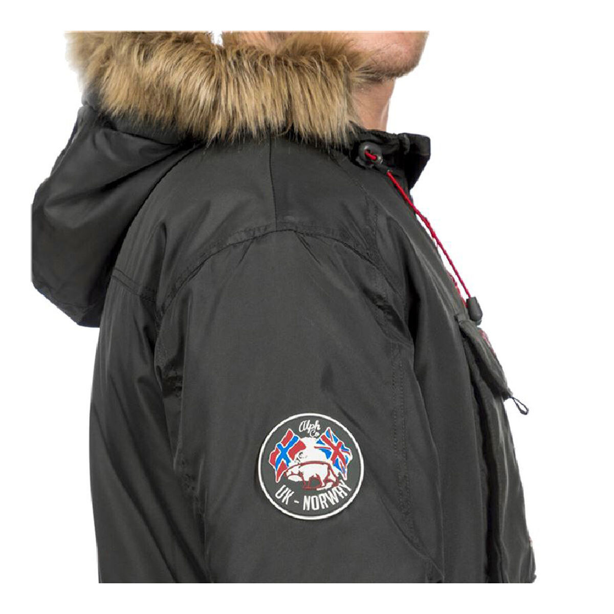 Men’s Sports Jacket Alphaventure Noreg Black