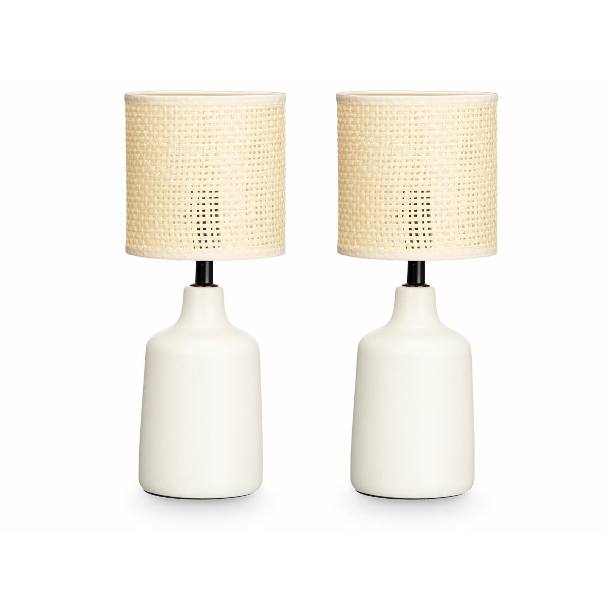 Desk lamp White 60 W 2 Units