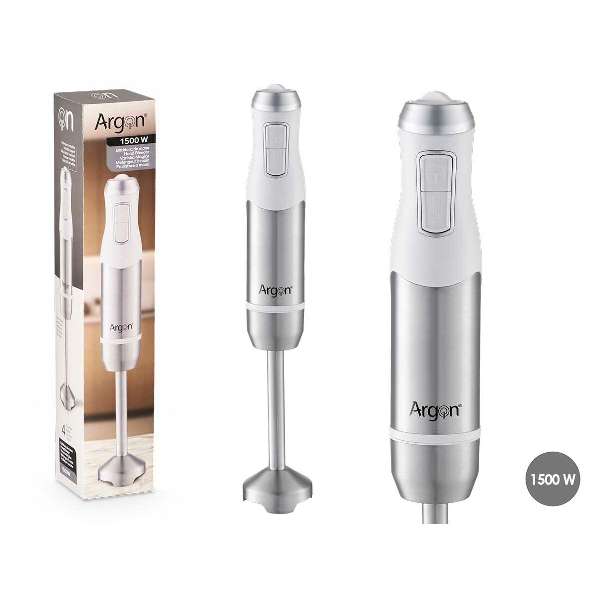 Hand-held Blender Argon SW-227-WH White Steel 1500 W Hand-held Blender Argon SW-227-WH White Steel 1500 W