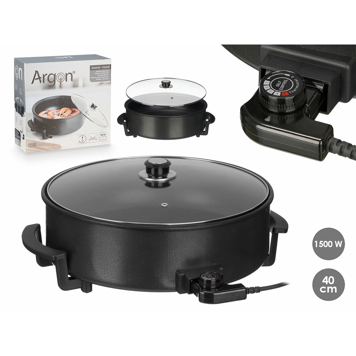 Electric Pan Argon 1500 W