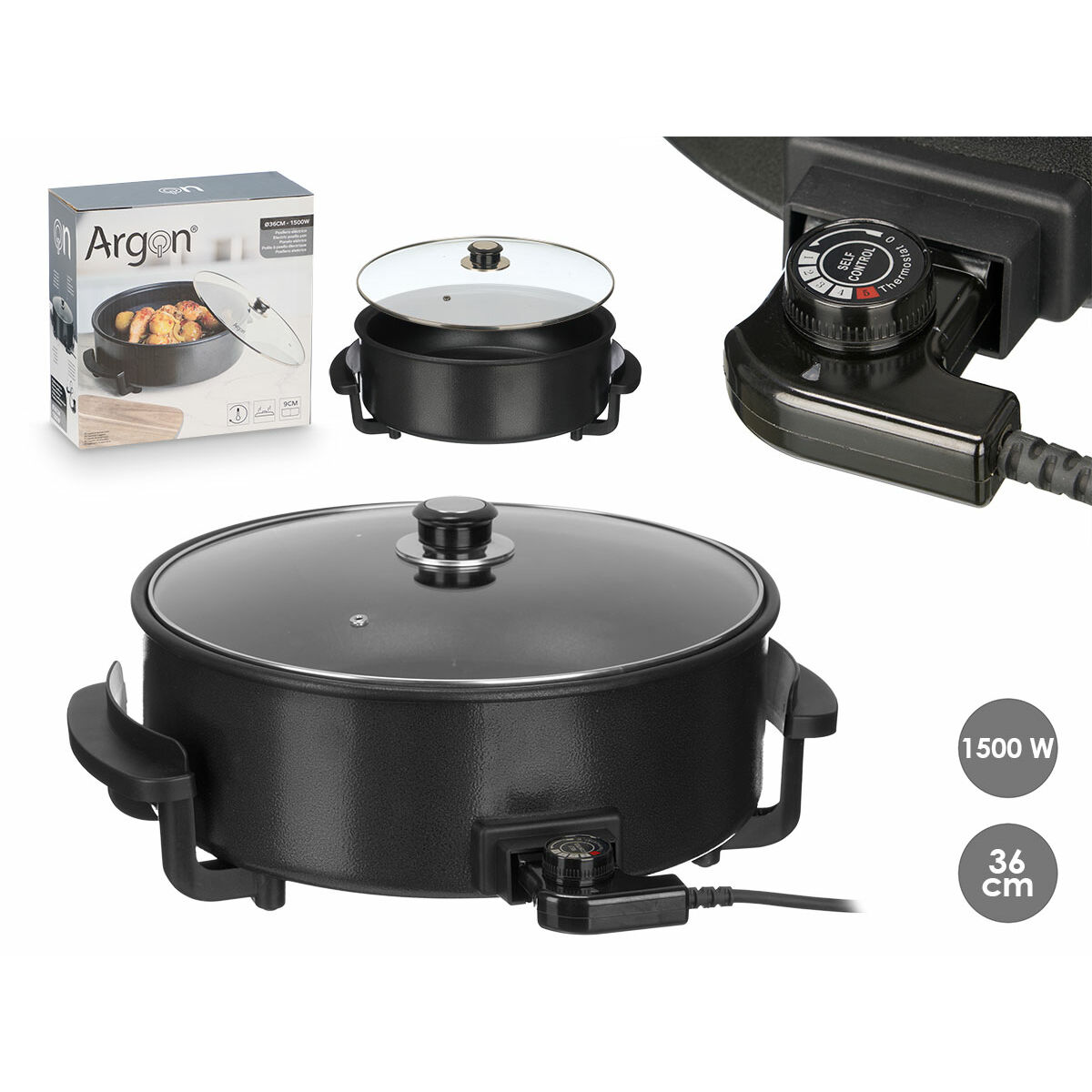 Electric Pan Argon 1500 W
