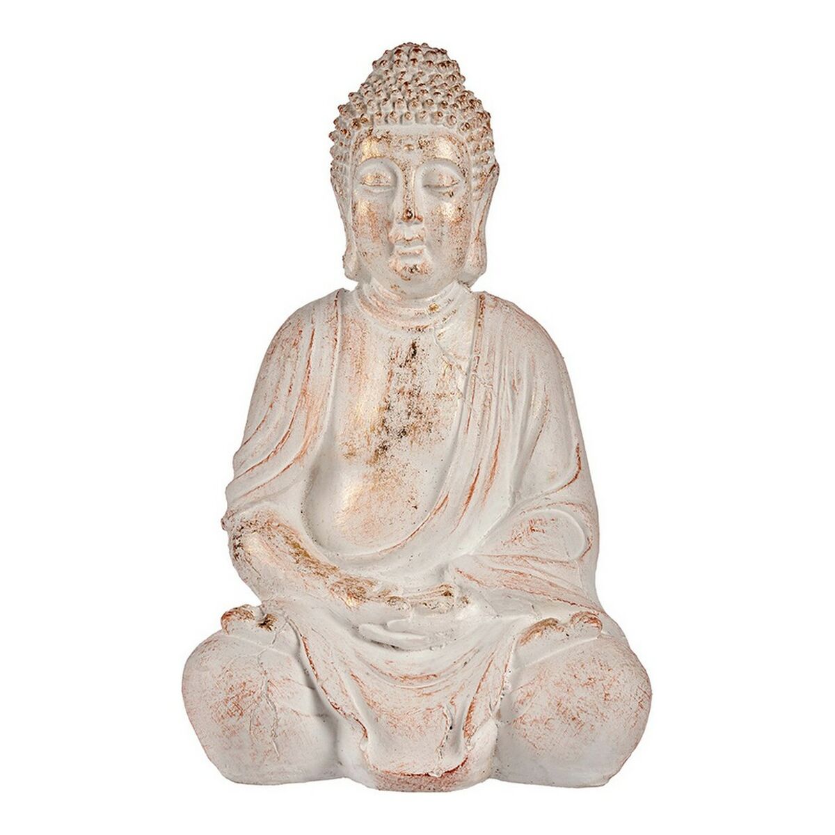 Decorative Garden Figure Ibergarden CC20448 White Golden Polyresin 24,5 x 50 x 31,8 cm Buddha Decorative Garden Figure Ibergarden CC20448 White Golden Polyresin 24,5 x 50 x 31,8 cm Buddha