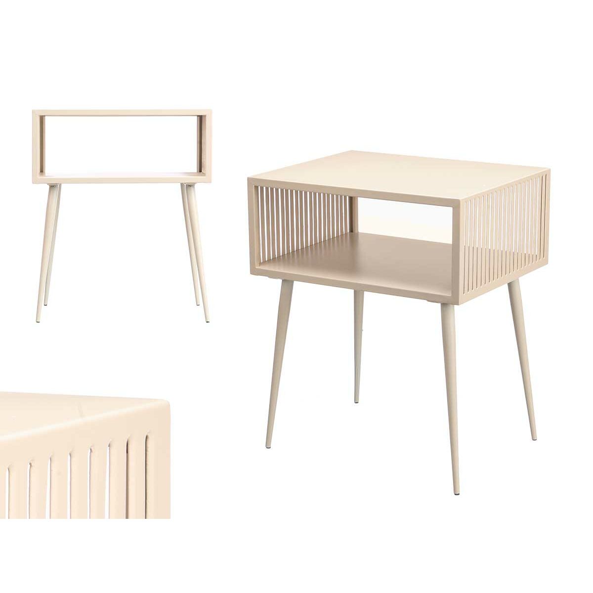 Side table Gift Decor 24303-CW Beige 46,5 x 19,2 x 36,2 cm