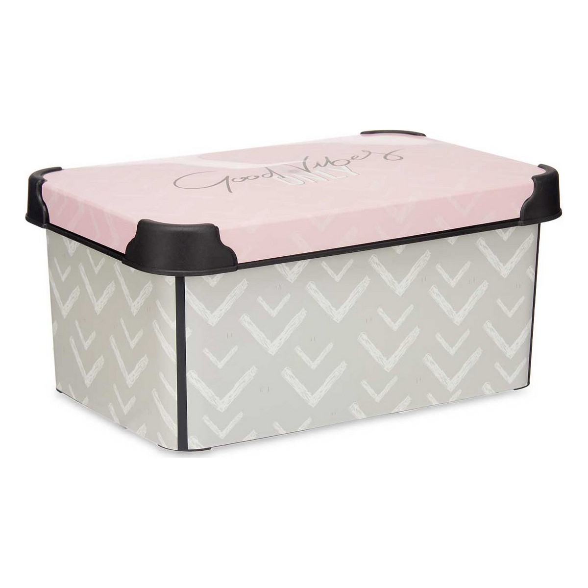 Storage Box Kipit Vibes Pink Plastic 5 L 19 x 13,5 x 29,5 cm Storage Box Kipit Vibes Pink Plastic 5 L 19 x 13,5 x 29,5 cm