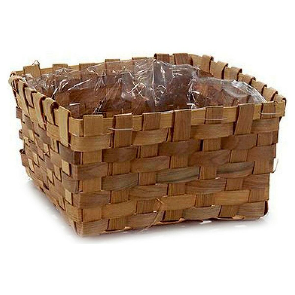 Plant pot Ibergarden Brown Cane 24 x 13 x 24 cm Plant pot Ibergarden Brown Cane 24 x 13 x 24 cm