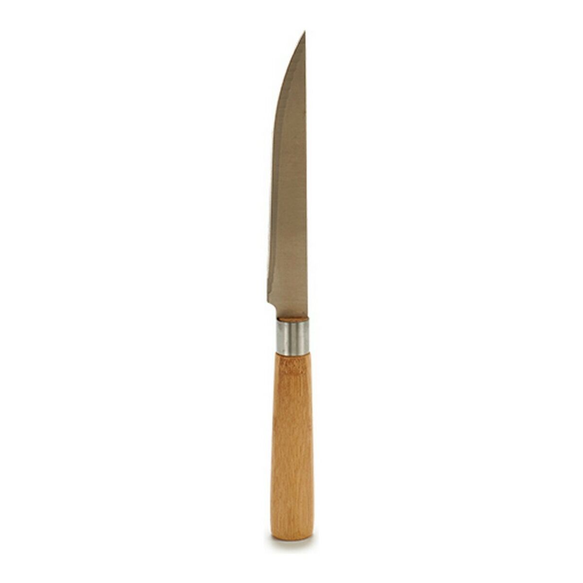 Kitchen Knife Kinvara KT116042D Brown Silver Bamboo Stainless steel 2 x 24 x 2 cm Kitchen Knife Kinvara KT116042D Brown Silver Bamboo Stainless steel 2 x 24 x 2 cm