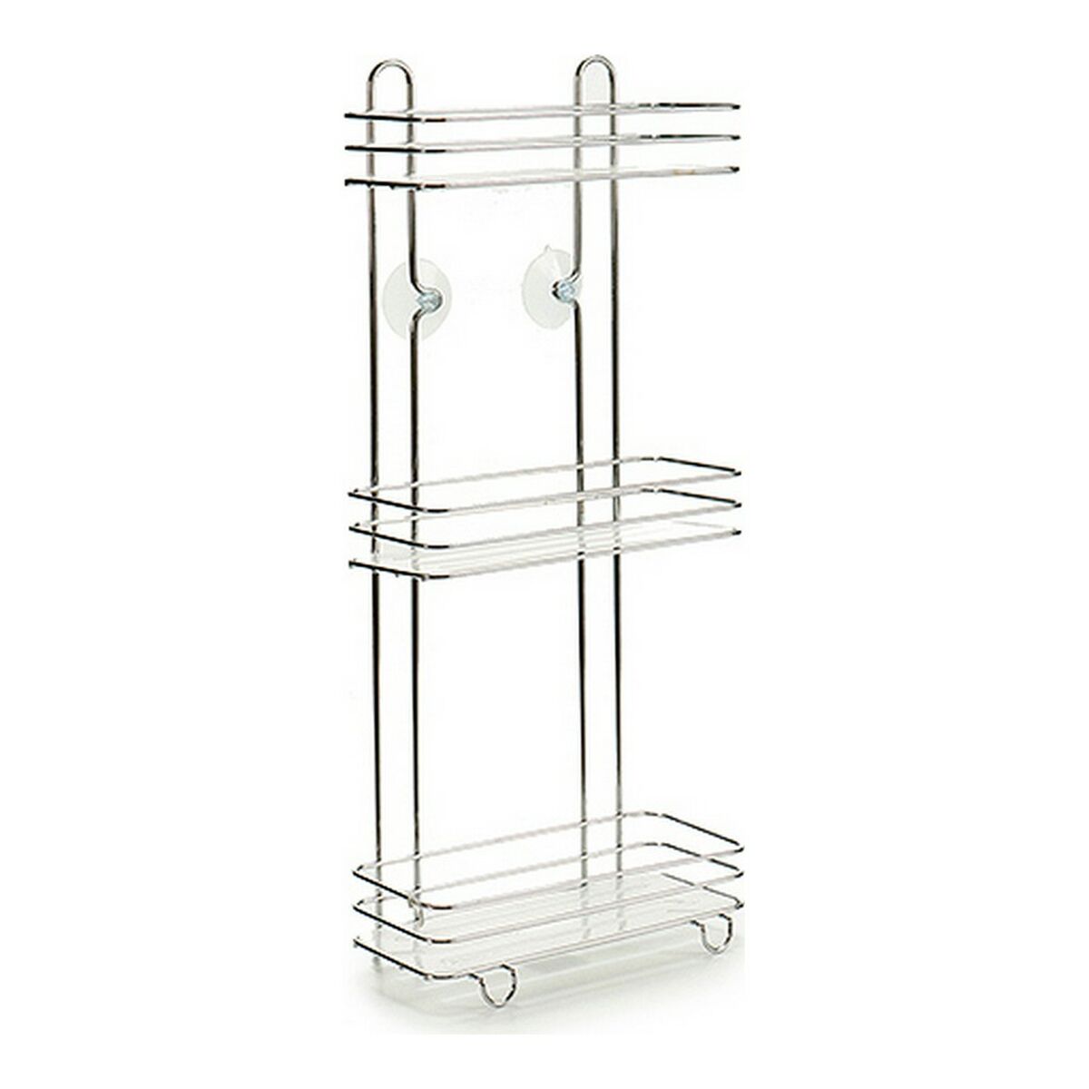 Bathroom Shelves Berilo Transparent Silver Bathroom Shelves Berilo Transparent Silver