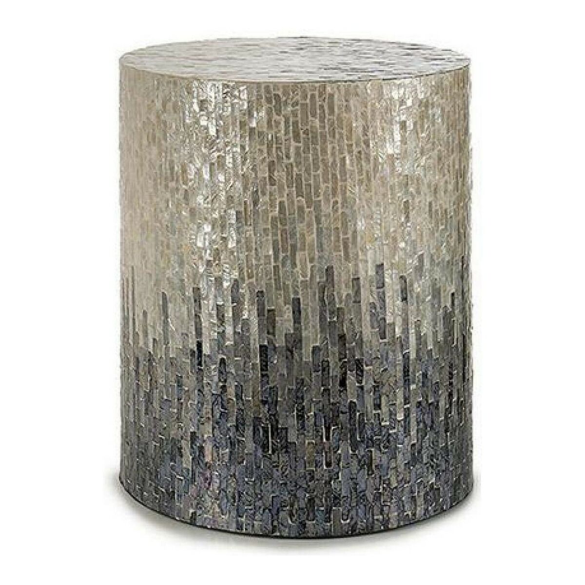 Stool Grey Faded effect (40 x 46 x 40 cm) Faded effect Stool Grey Faded effect (40 x 46 x 40 cm) Faded effect