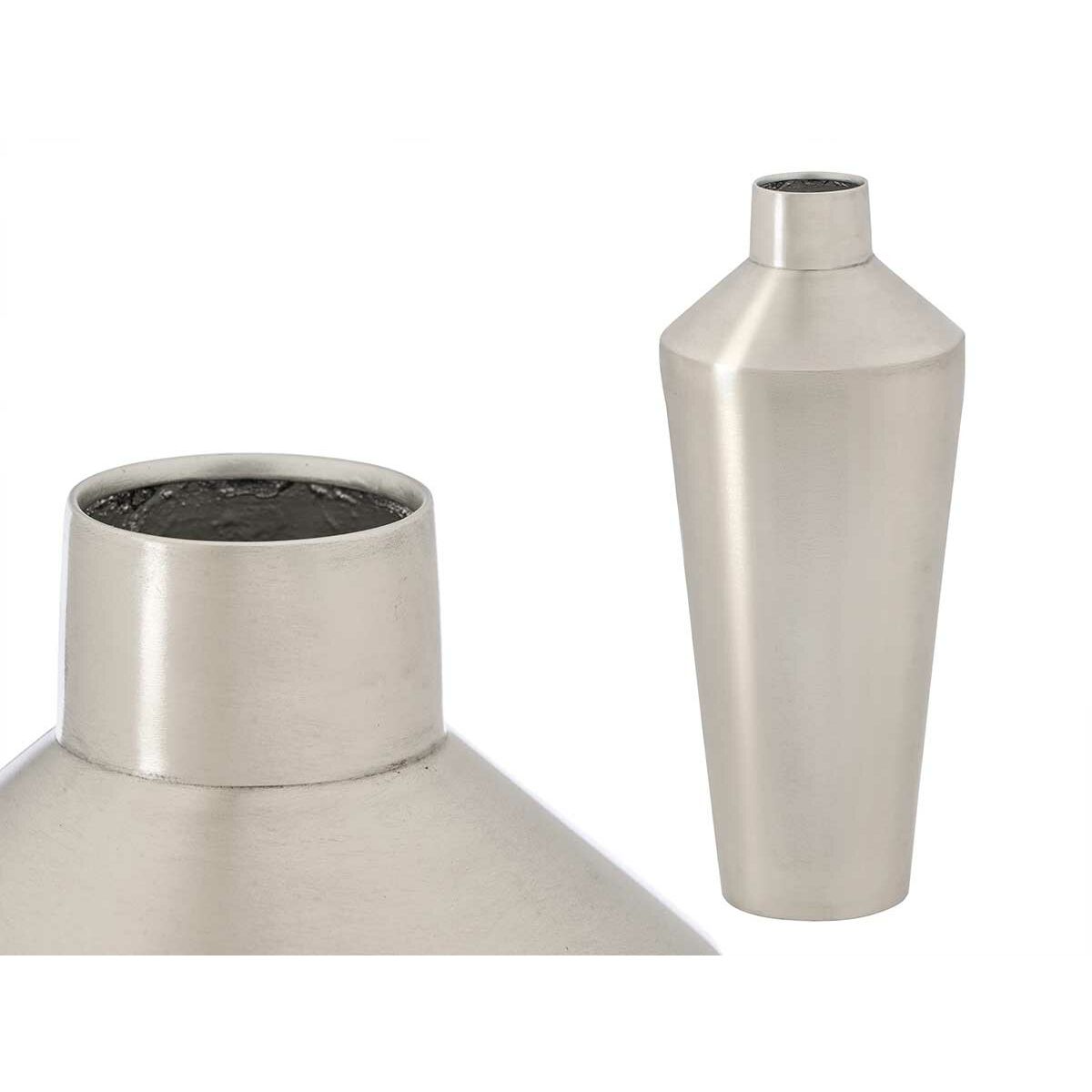 Vase 10219-MS Silver Iron 19 x 50 x 19 cm