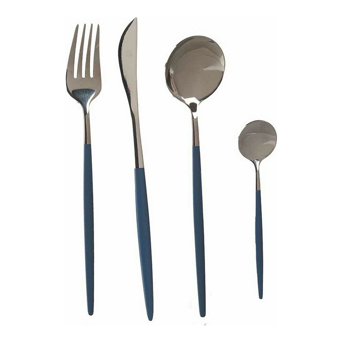 Cutlery Set Kinvara BST-CT022 Grey Silver Stainless steel 16 x 5 x 24,5 cm Cutlery Set Kinvara BST-CT022 Grey Silver Stainless steel 16 x 5 x 24,5 cm