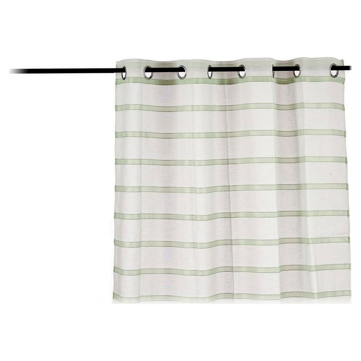 Curtain Gift Decor Green 140 x 0,1 x 260 cm Net curtain Stripes
