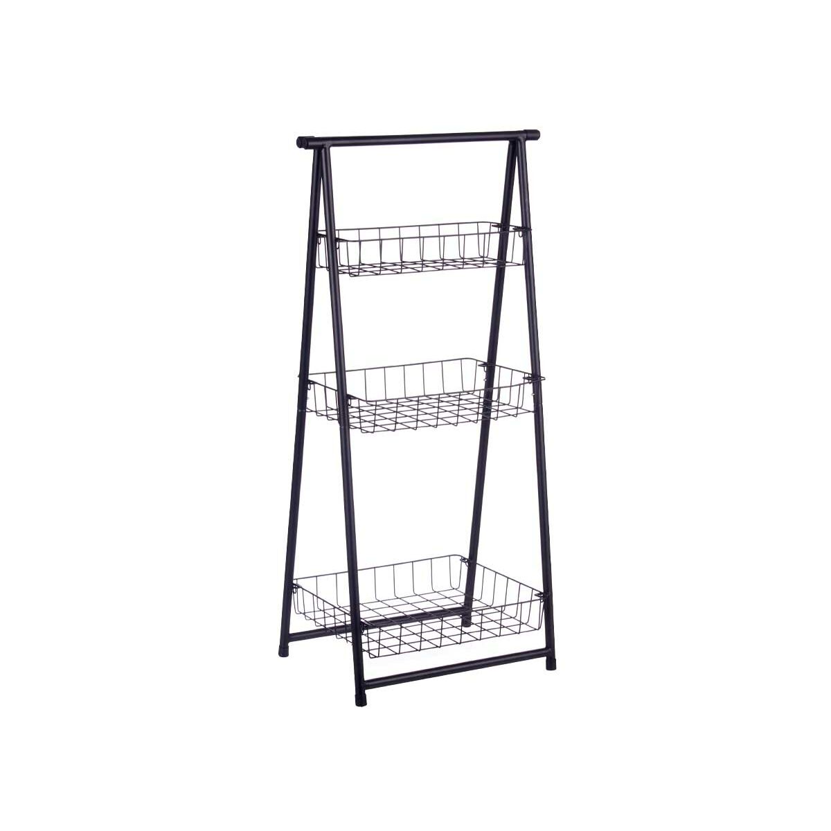 Shelves Kinvara CN-W2672C-A Black Iron 44 x 31 x 90 cm