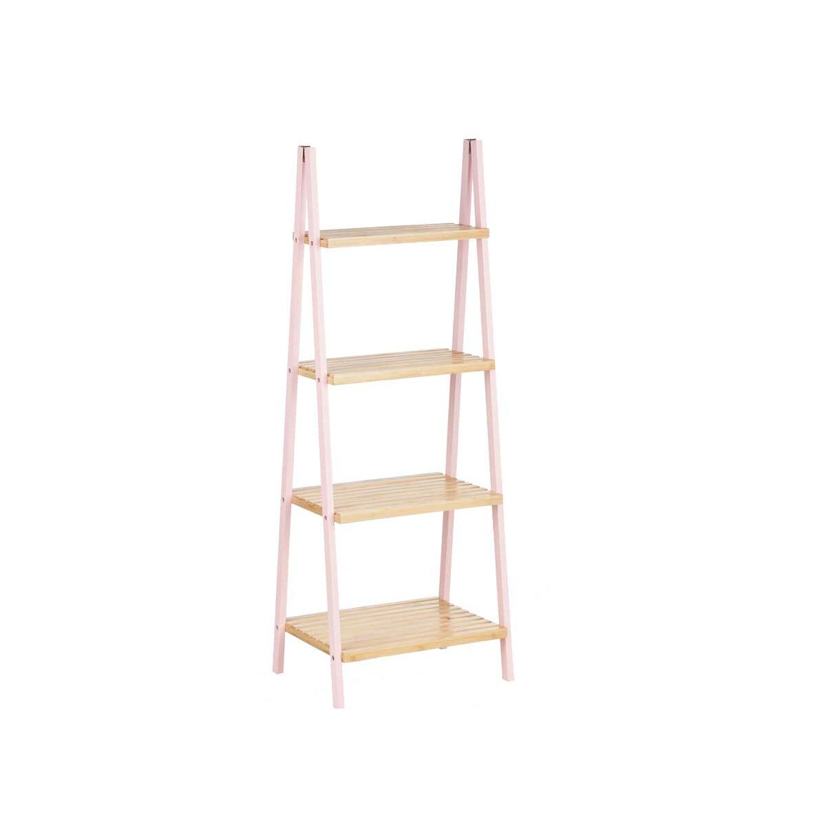 Bathroom Shelves Berilo WR5504-4-429 Pink Natural 40 x 109,3 x 30 cm Bathroom Shelves Berilo WR5504-4-429 Pink Natural 40 x 109,3 x 30 cm