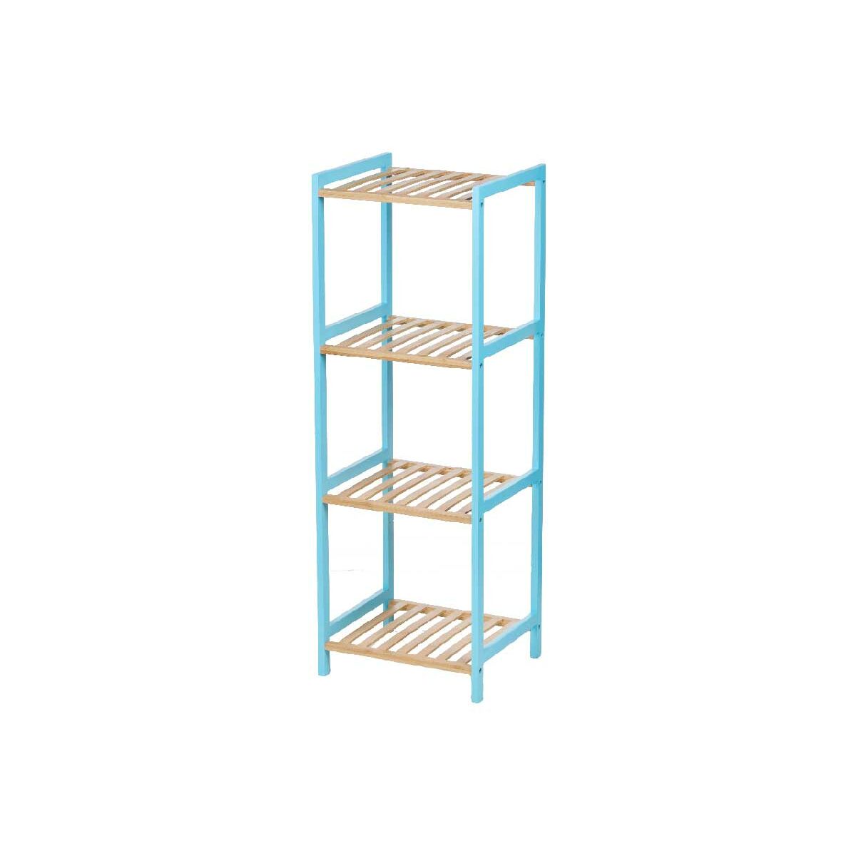 Bathroom Shelves Berilo WR5503-4-462 Blue Natural 35 x 30 x 100 cm Bathroom Shelves Berilo WR5503-4-462 Blue Natural 35 x 30 x 100 cm