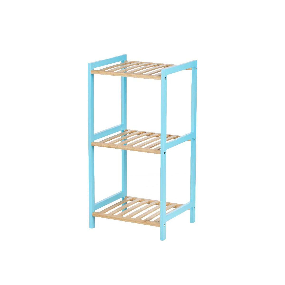 Bathroom Shelves Berilo WR5503-3-467 Blue Natural 35 x 30 x 70 cm Bathroom Shelves Berilo WR5503-3-467 Blue Natural 35 x 30 x 70 cm