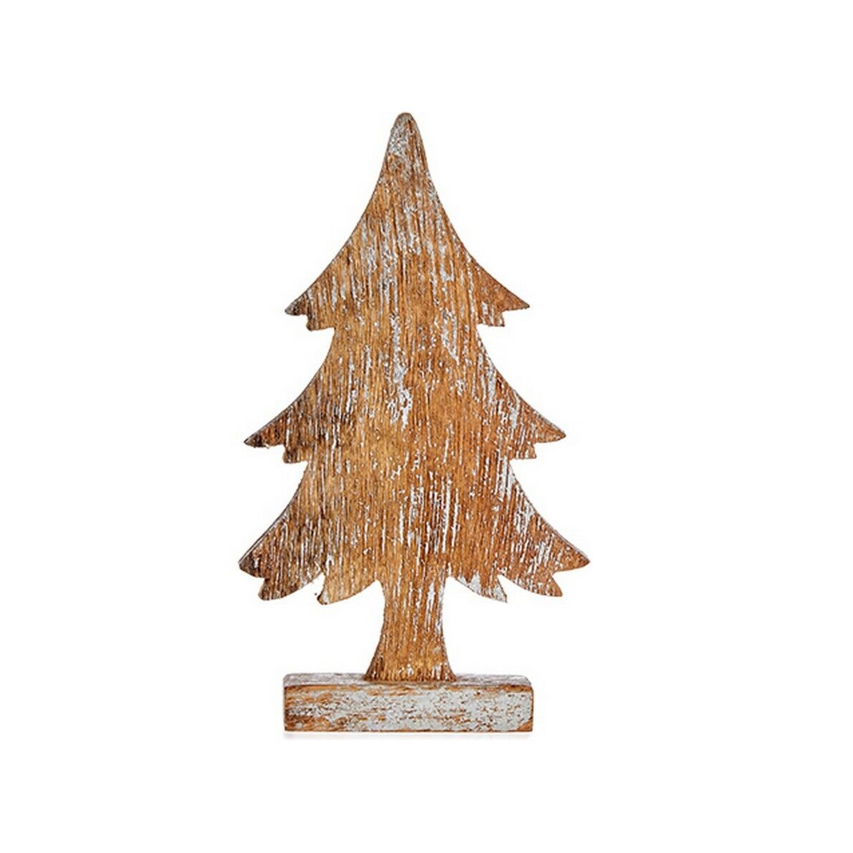 Christmas Tree Brown 5 x 31 x 15 cm Silver Wood Christmas Tree Brown 5 x 31 x 15 cm Silver Wood