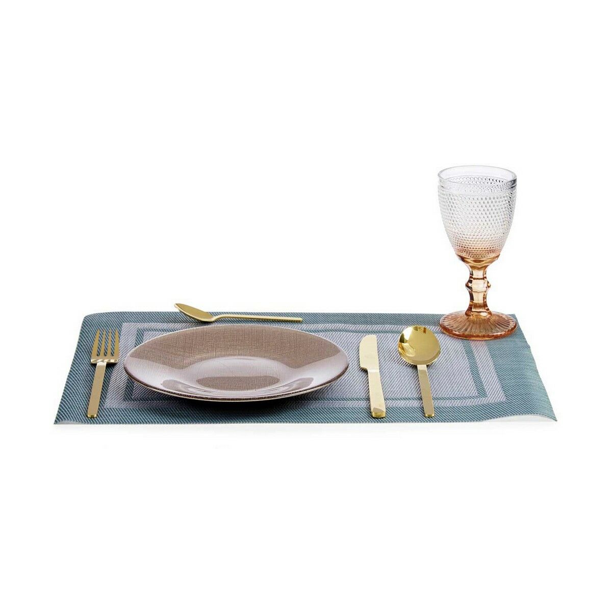 Flat Plate Vivalto 3239121P-5 Golden Glass 21 x 2 x 21 cm