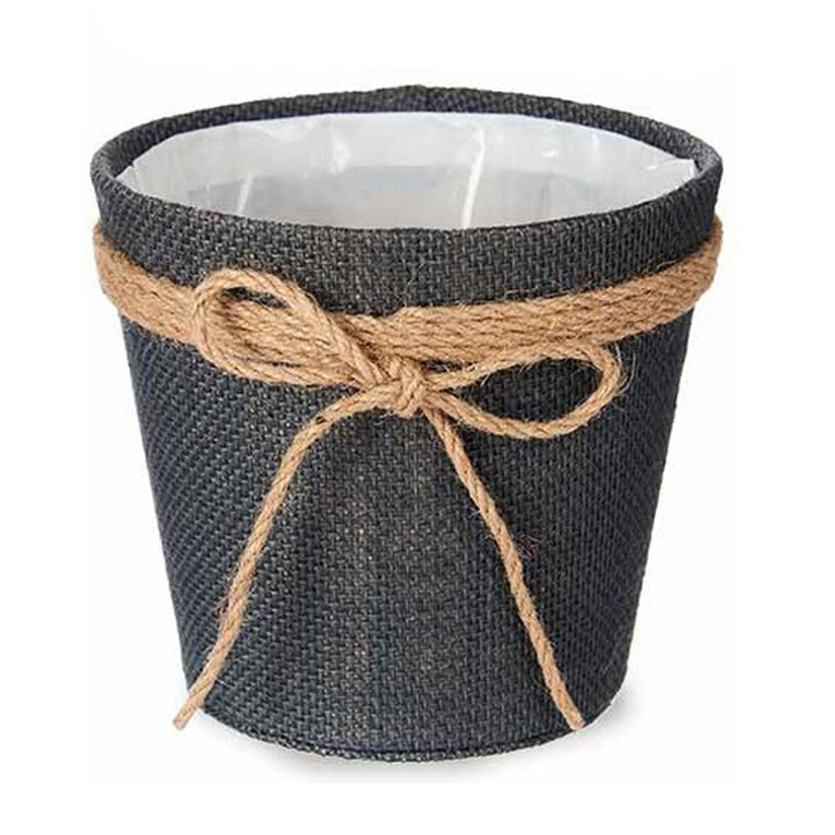 Planter Ibergarden Grey Plastic Lasso 16 x 14,5 x 16 cm Planter Ibergarden Grey Plastic Lasso 16 x 14,5 x 16 cm