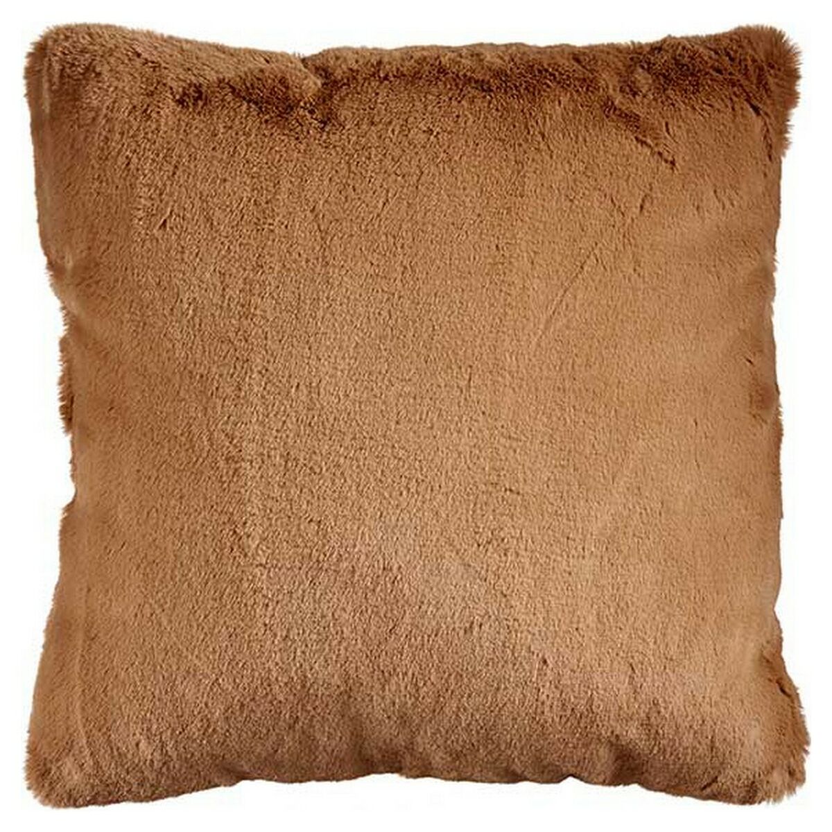 Cushion With hair Brown Synthetic Leather (40 x 2 x 40 cm) Cushion With hair Brown Synthetic Leather (40 x 2 x 40 cm)