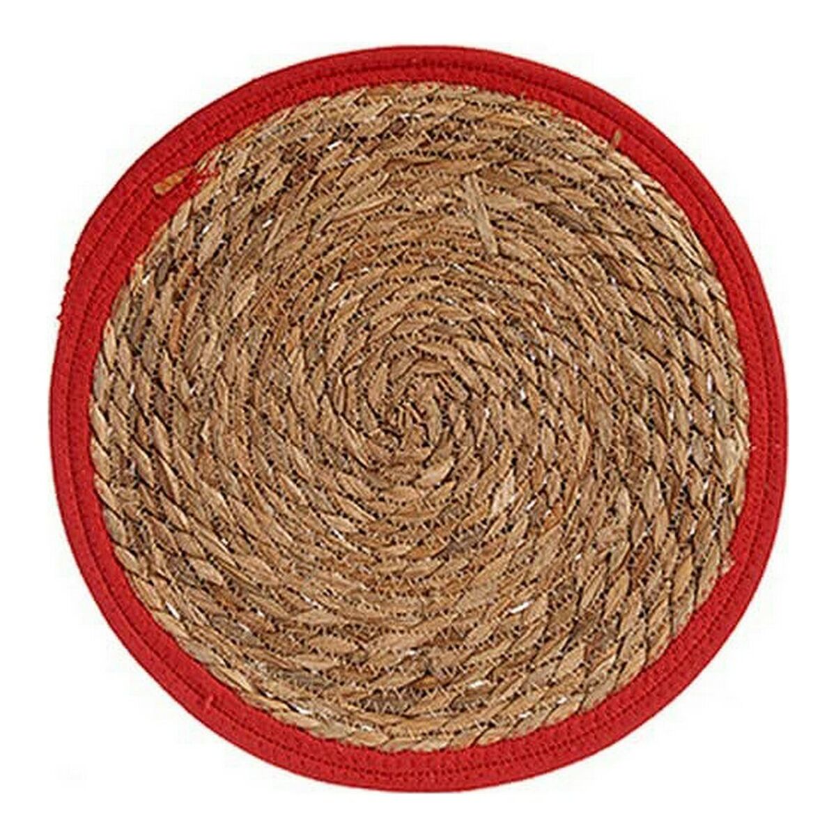 Table Mat Red Brown 35 x 1 x 35 cm Natural (Ø 35 cm) Table Mat Red Brown 35 x 1 x 35 cm Natural (Ø 35 cm)