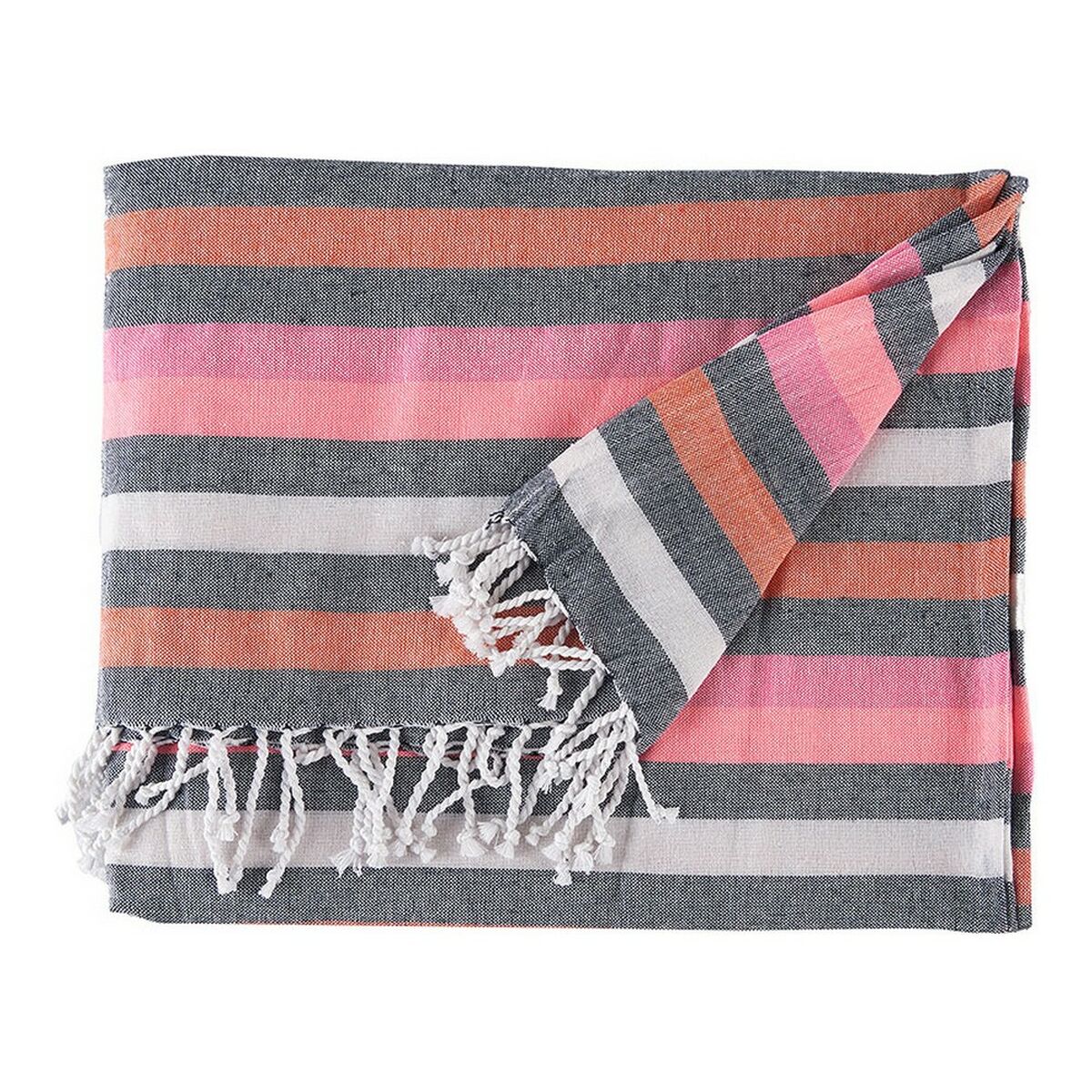 Multipurpose throw Stripes Pink (160 x 200 cm) Multipurpose throw Stripes Pink (160 x 200 cm)