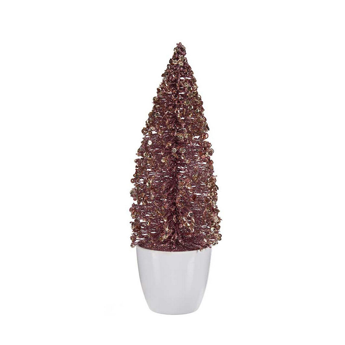 Christmas Tree Small Pink Golden Plastic 9 x 28 x 9 cm Christmas Tree Small Pink Golden Plastic 9 x 28 x 9 cm