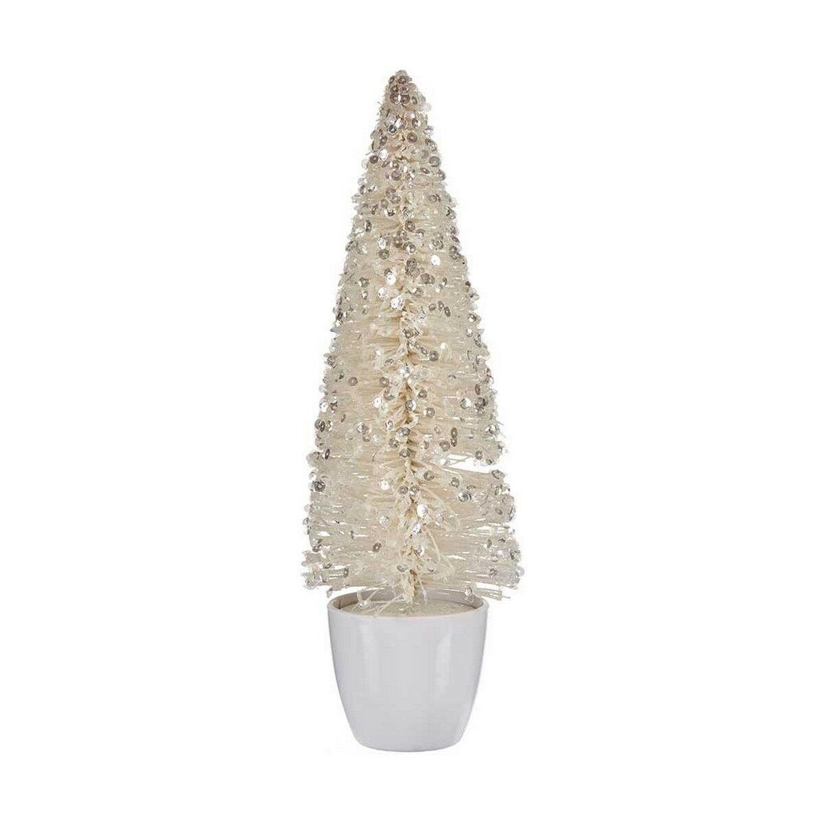 Christmas Tree Medium 10 x 33 x 10 cm White Plastic Christmas Tree Medium 10 x 33 x 10 cm White Plastic